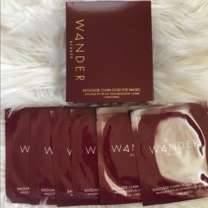 Wander beauty baggage claim gold eye masks